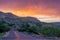 Sunset and Road at Palo Duro