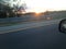 Sunset roadside