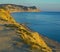 Sunset, rocks and sea