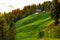 Sunset rural village houses, South Tyrol, Italy