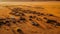 Sunset safari Sand dunes, camels, and adventure generative AI