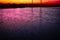 Sunset on saltpan