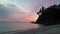 Sunset samed island Thailand beach landscape with beautiful sky