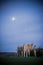 Sunset on San Galgano Abbey, Tuscany