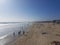 Sunset at Santa Monica beach Los Angeles