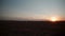 Sunset in the savannah Crimea