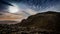 Sunset at Scafell Pike in the Lake District