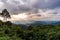 Sunset scene at Kaeng Krachan national park