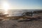 Sunset on Seapoint Beach in Cape Town