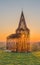 Sunset see-through church Borgloon