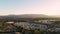 Sunset Serenity: A Panoramic View of San Jose Suburbs from Communication Hills