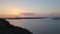 Sunset on the Seyhan Dam Lake in Adana