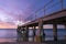 Sunset from the side of the Normanville Jetty