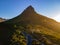 sunset at Signal Hill Cape Town South Africa, sunset with a view at Lions Head and Camps Bay