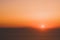 Sunset sky ocean horizon - evening sky background -