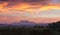 Sunset Sky Over Grandfather Mountain North Carolina