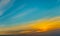 Sunset sky panoramic photo cloud background