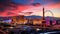 Sunset Spectacle: Las Vegas Skyline Aglow