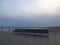 Sunset in Spring at Coney Island Steeplechase Pier in Brooklyn, New York, NY.