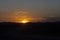 Sunset at Stokes Hill Lookout, Flinders` Ranges, SA, Australia