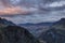 Sunset and Storm Approach in the Imnaha Canyon, Oregon