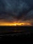 Sunset and stormy sky over the Black Sea, Sarpi Georgia banner background wallpaper