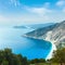 Sunset summer coastline ( Kefalonia, Greece