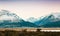 Sunset on the Summit of Mt. Cook and La Perouse in New Zealand