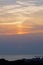 Sunset and Sun Pillar over Seaford Bay