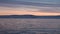 Sunset and Sunrise in Antarctica with Whale - Antarctic Peninsula - Palmer Archipelago