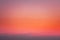 Sunset Sunrise Clear Sky In Orange, Pink And Magenta Colours. Natural