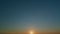 Sunset or sunrise clouds dramatic. Orange blue sunset sky cloud. Amazing light of nature. Time lapse.