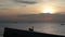 Sunset sunrise in the sea, asia ocean seascape view