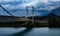 Sunset on the Suspension Bridge