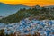 Sunset time of Chefchaouen, Morocco