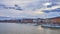 Sunset timelapse panorama of Budapest with Danube River, Hungary