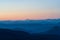 Sunset Towards Mount Baker From Freemont Lookout, Mount Rainier National Park