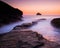 Sunset at Trebarwith Strand Cornwall