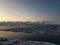 Sunset in Tromso in Northern Norway