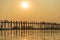 Sunset on Ubein bridge