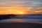 Sunset, Ventura beach, Pacific Ocean