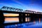 Sunset Victoria Bridge Penrith Australia