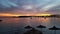 Sunset view from the beach on Naama Bay