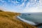 Sunset view at California beach near Sonoma Coastline