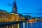 Sunset view of Christinae Church in Swedish town Goteborg