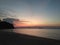 Sunset view damai beach resort Kuching Sarawak Malaysia