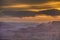 Sunset view from Desert View Point into the Grand canyon