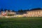 Sunset view of Kurhaus in German spa town Baden Baden