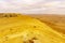 Sunset view of Makhtesh crater Ramon with Mitzpe Ramon town