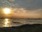 sunset view on maron beach